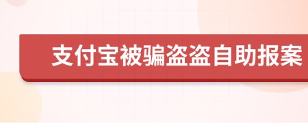 支付宝被骗盗盗自助报案