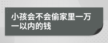 小孩会不会偷家里一万一以内的钱