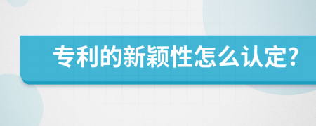 专利的新颖性怎么认定?