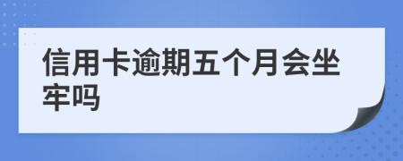 信用卡逾期五个月会坐牢吗