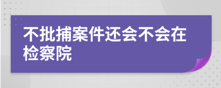 不批捕案件还会不会在检察院