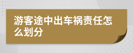 游客途中出车祸责任怎么划分