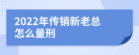 2022年传销新老总怎么量刑