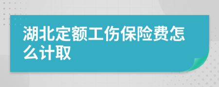 湖北定额工伤保险费怎么计取