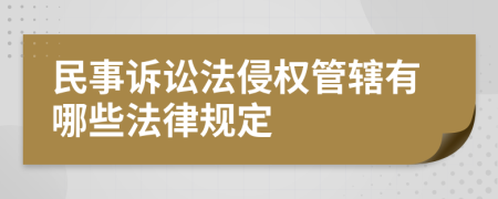 民事诉讼法侵权管辖有哪些法律规定