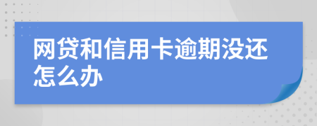 网贷和信用卡逾期没还怎么办