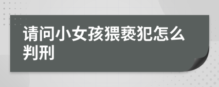 请问小女孩猥亵犯怎么判刑