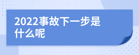 2022事故下一步是什么呢