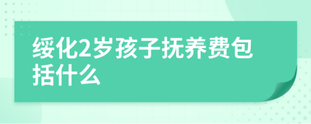 绥化2岁孩子抚养费包括什么