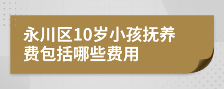 永川区10岁小孩抚养费包括哪些费用