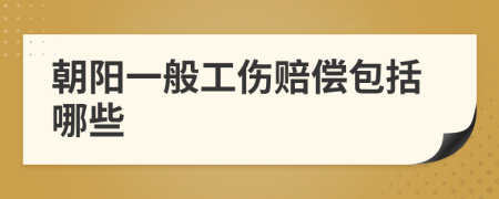 朝阳一般工伤赔偿包括哪些
