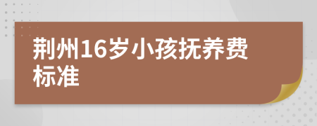 荆州16岁小孩抚养费标准