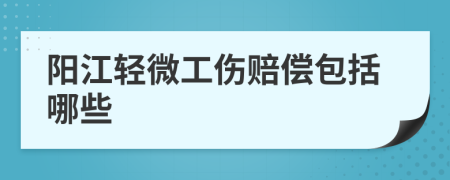 阳江轻微工伤赔偿包括哪些