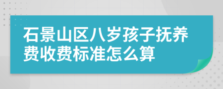 石景山区八岁孩子抚养费收费标准怎么算