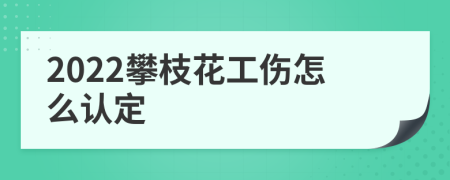 2022攀枝花工伤怎么认定