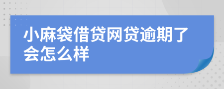 小麻袋借贷网贷逾期了会怎么样