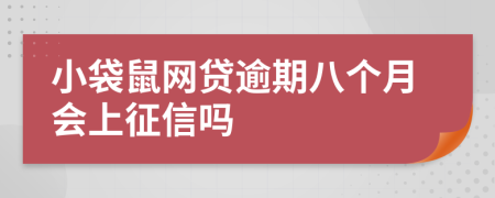 小袋鼠网贷逾期八个月会上征信吗