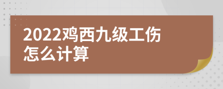 2022鸡西九级工伤怎么计算