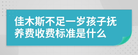 佳木斯不足一岁孩子抚养费收费标准是什么