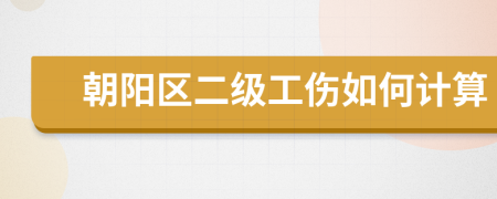 朝阳区二级工伤如何计算