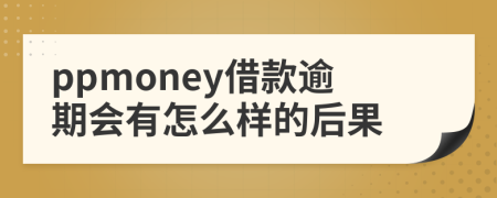 ppmoney借款逾期会有怎么样的后果