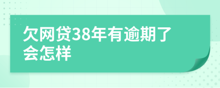 欠网贷38年有逾期了会怎样
