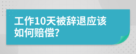 工作10天被辞退应该如何赔偿？