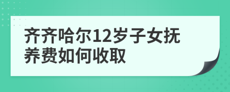 齐齐哈尔12岁子女抚养费如何收取