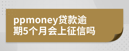 ppmoney贷款逾期5个月会上征信吗