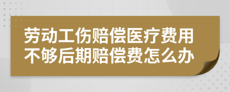 劳动工伤赔偿医疗费用不够后期赔偿费怎么办