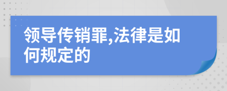 领导传销罪,法律是如何规定的