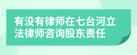 有没有律师在七台河立法律师咨询股东责任