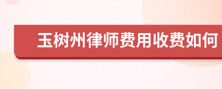 玉树州律师费用收费如何