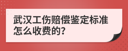 武汉工伤赔偿鉴定标准怎么收费的？