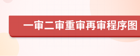 一审二审重审再审程序图