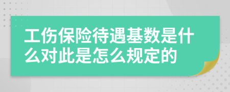 工伤保险待遇基数是什么对此是怎么规定的