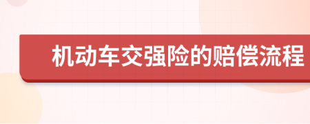 机动车交强险的赔偿流程