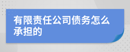 有限责任公司债务怎么承担的
