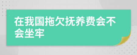 在我国拖欠抚养费会不会坐牢