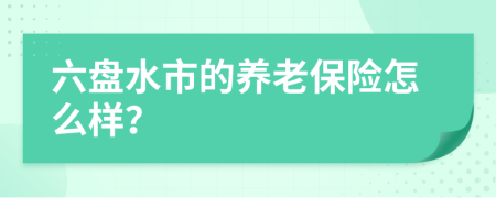 六盘水市的养老保险怎么样？