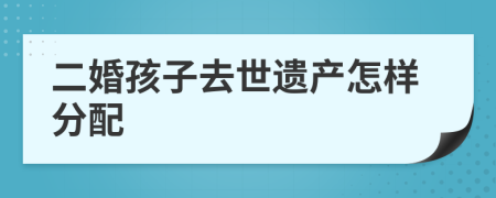 二婚孩子去世遗产怎样分配