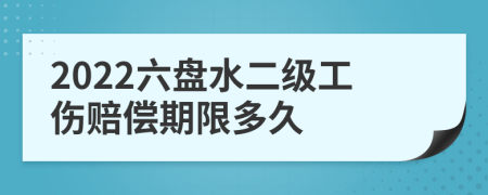 2022六盘水二级工伤赔偿期限多久