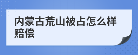 内蒙古荒山被占怎么样赔偿