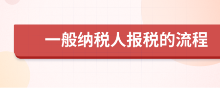 一般纳税人报税的流程
