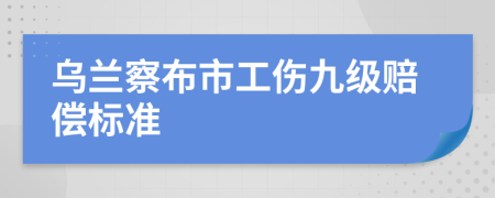 乌兰察布市工伤九级赔偿标准