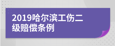 2019哈尔滨工伤二级赔偿条例