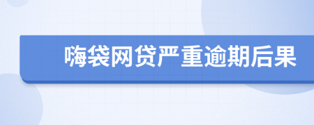 嗨袋网贷严重逾期后果