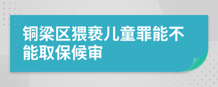 铜梁区猥亵儿童罪能不能取保候审