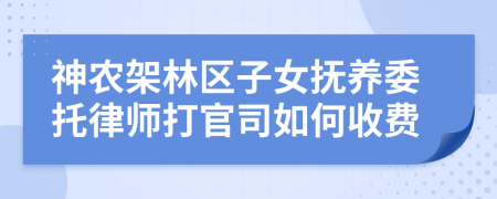 神农架林区子女抚养委托律师打官司如何收费