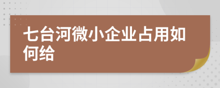 七台河微小企业占用如何给